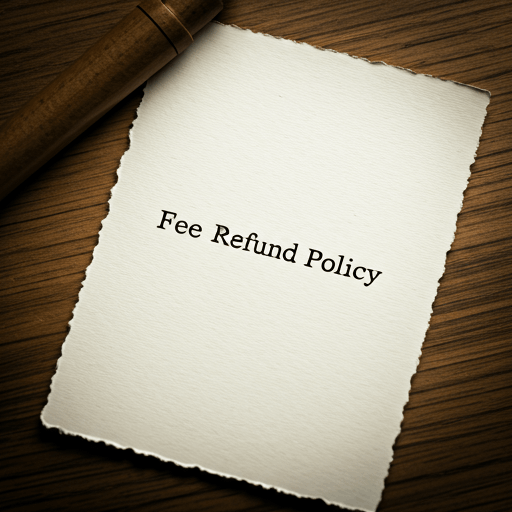 Fee Refund Policy
